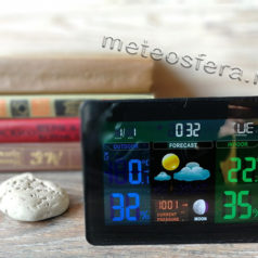 Беспроводная метеостанция с цветным дисплеем